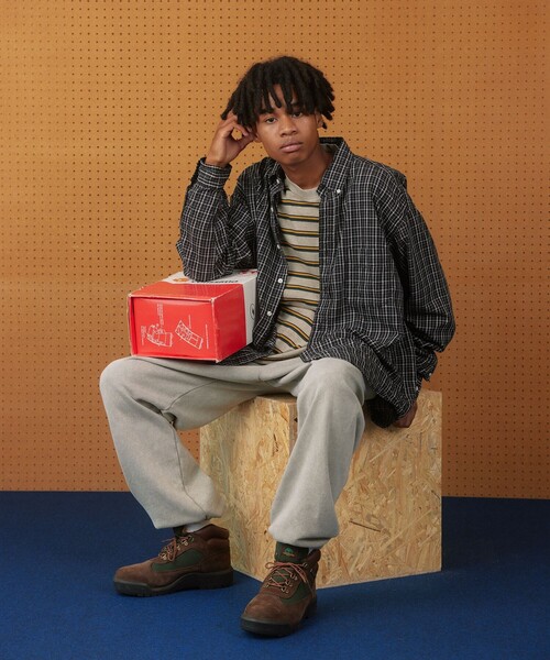 「NAUTICA」 スウェットパンツ LARGE レッド メンズの画像
