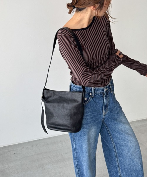 「CANAL JEAN」 ショルダーバッグ ONE SIZE ベージュ レディース