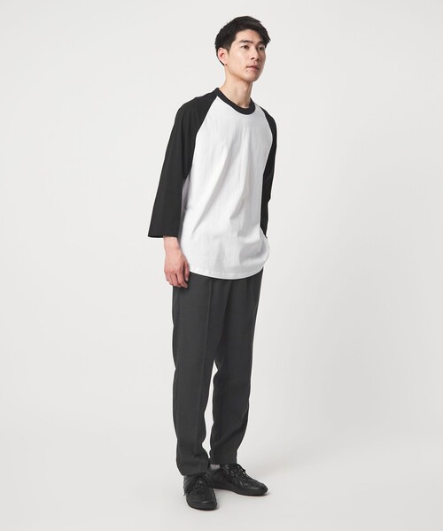 GOAT（ゴート） tシャツ 「WEB限定」「GOAT」ベースボール 8分袖 T