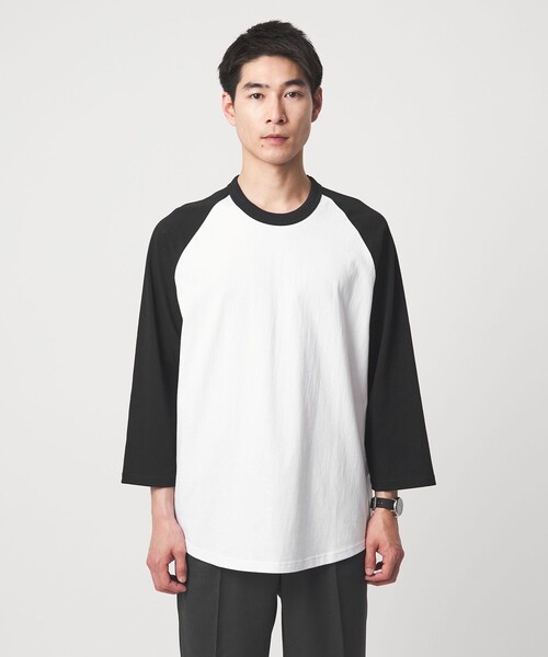 GOAT（ゴート） tシャツ 「WEB限定」「GOAT」ベースボール 8分袖 T