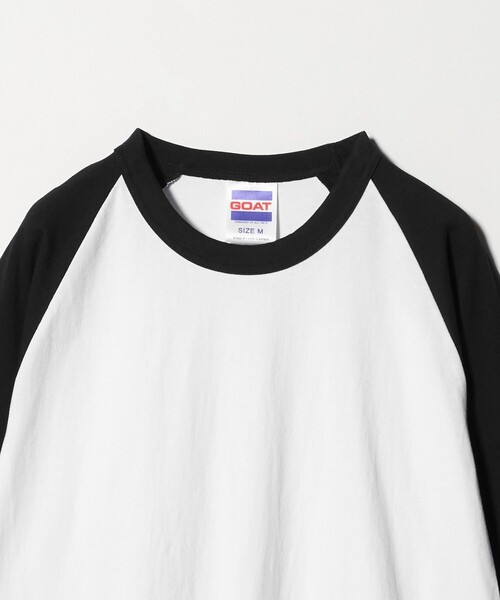 GOAT（ゴート） tシャツ 「WEB限定」「GOAT」ベースボール 8分袖 T