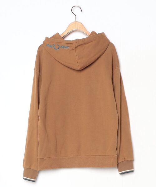 FRED PERRY（フレッドペリー） プルオーバーパーカー S キャメル