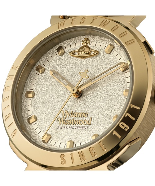 腕時計 「Vivienne Westwood/ヴィヴィアン・ウエストウッド」チェルシー - レディース クリーム ダイヤル ＆ ゴールド ブレスレットの画像
