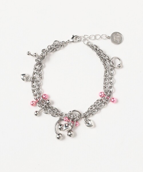 ブレスレット LOTUS PINK / ボディピアス チャーム ブレスレット レディースの画像