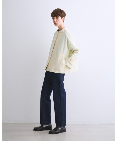 「Traditional Weatherwear」 ノーカラージャケット 32 ブラック レディース_画像7