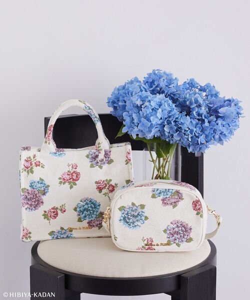 「Maison de FLEUR」 ハンドバッグ FREE アイボリー レディース_画像5