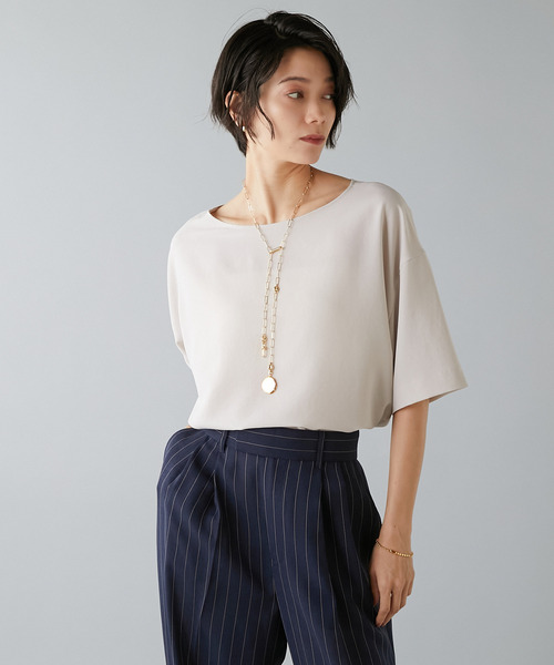 Liesse（リエス） ブラウス シャツ ジョーゼットTブラウス レディース 