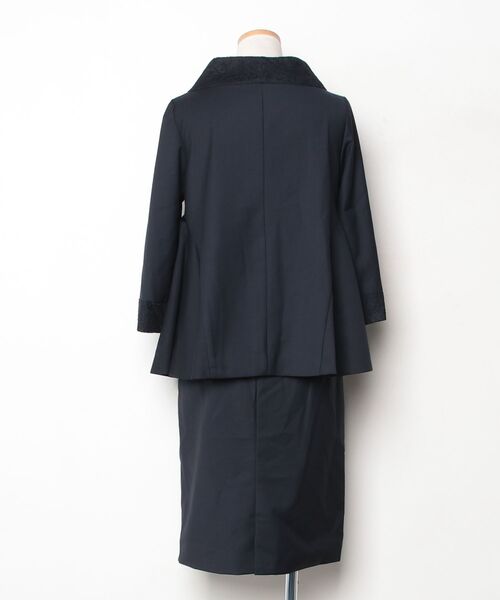「DRESS LAB」 スカートスーツ S ネイビー レディース_画像2