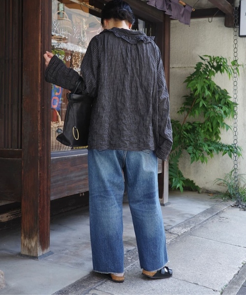 「JOURNAL STANDARD LUXE」 長袖ブラウス FREE ブラック レディース_画像3