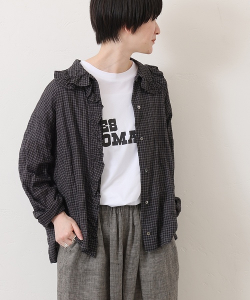 「JOURNAL STANDARD LUXE」 長袖ブラウス FREE ブラック レディース_画像5