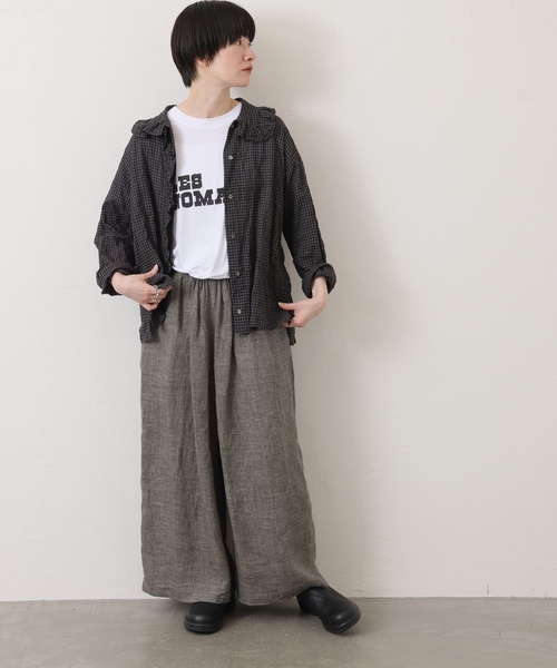 「JOURNAL STANDARD LUXE」 長袖ブラウス FREE ブラック レディース_画像7