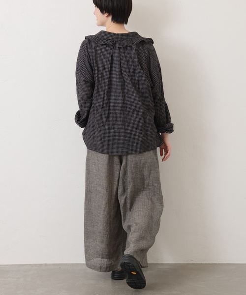 「JOURNAL STANDARD LUXE」 長袖ブラウス FREE ブラック レディース_画像8
