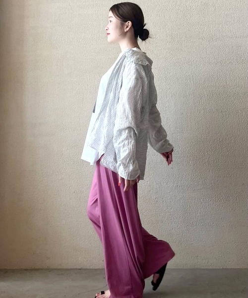 「JOURNAL STANDARD LUXE」 長袖ブラウス FREE ブラック レディース_画像9