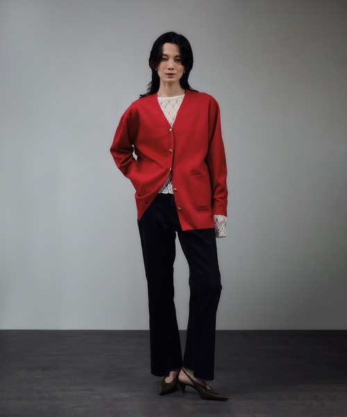 SALON adam et rope'（サロン アダム エ ロペ） ニットカーディガン