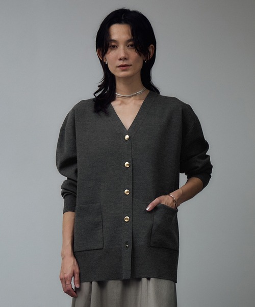 SALON adam et rope'（サロン アダム エ ロペ） ニットカーディガン