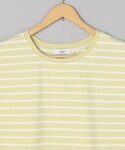 tシャツ 半袖 裾レースドッキング フレンチス...の詳細画像3