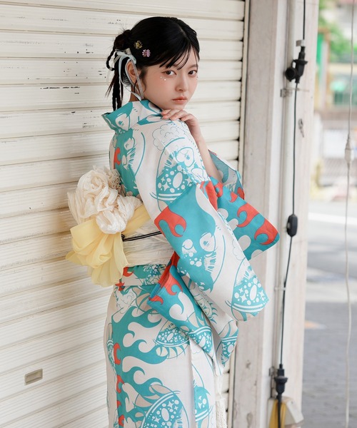 utatane 浴衣 2026新作「ニコアンティーク×せきやゆりえ」浴衣3点
