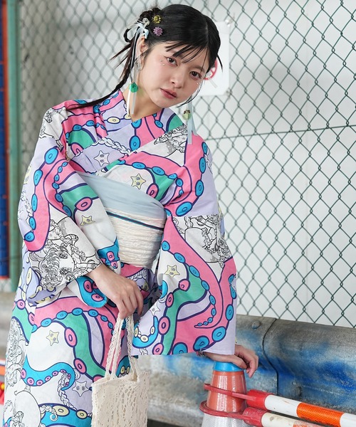 utatane 浴衣 2026新作「ニコアンティーク×せきやゆりえ」浴衣3点