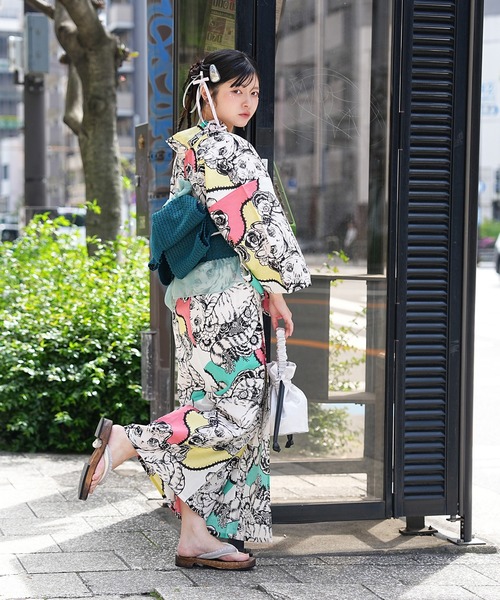 utatane 浴衣 2026新作「ニコアンティーク×せきやゆりえ」浴衣3点