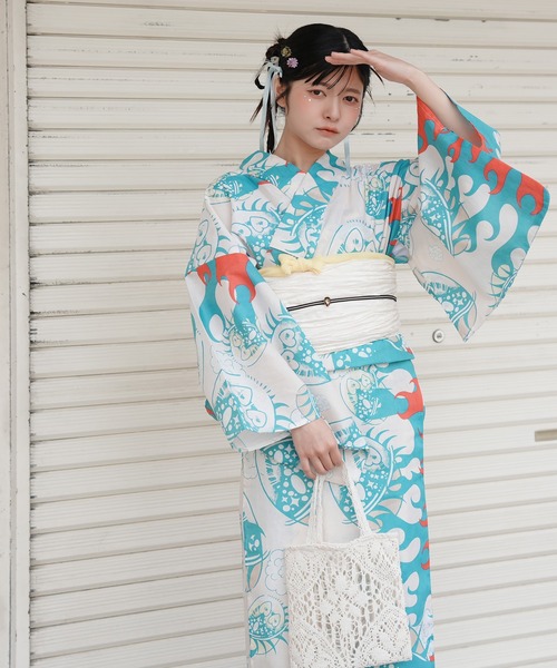 utatane 浴衣 2026新作「ニコアンティーク×せきやゆりえ」浴衣3点