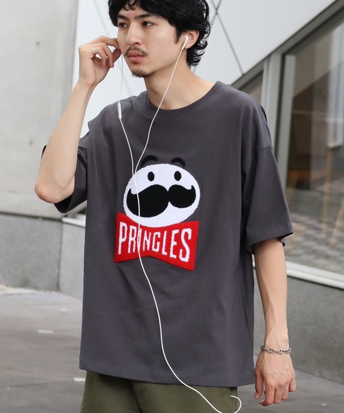 CORPUS SELECT tシャツ 「PRINGLES/プリングルズ」サガラ刺繍 バック