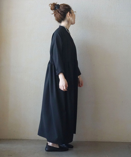 「JOURNAL STANDARD LUXE」 長袖ワンピース FREE ブラック レディース_画像8