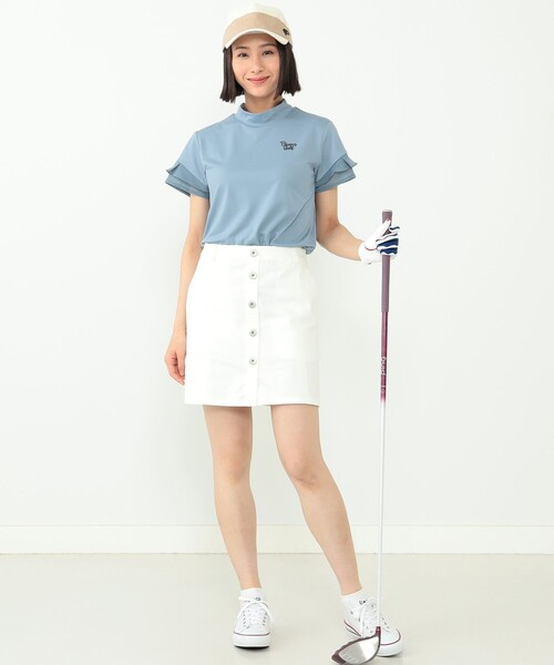 新品⭐︎beamsゴルフスカート レディース BEAMS GOLF（ビームス ゴルフ） スカート MEDIUM ホワイト レディース