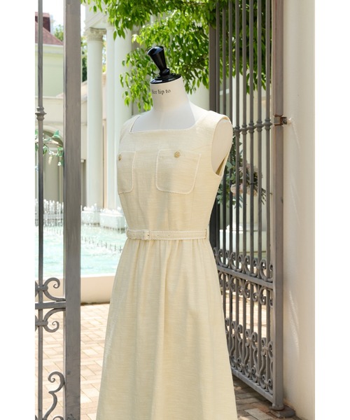 Her lip to ワンピース Claline Tweed Dress : ZOZOTOWN Yahoo!店