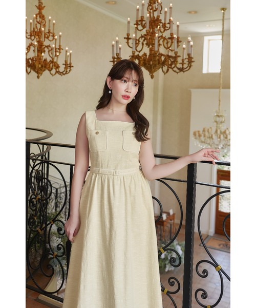Her lip to ワンピース Claline Tweed Dress : ZOZOTOWN Yahoo!店