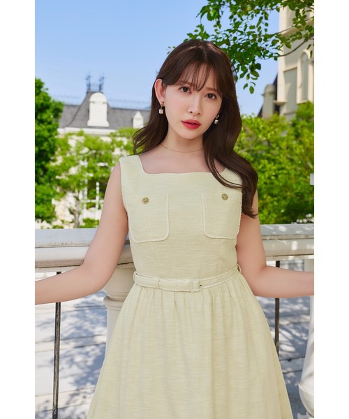 ワンピース herlipto Claline Tweed Dress Her lip to ワンピース Claline Tweed Dress : ZOZOTOWN Yahoo!店