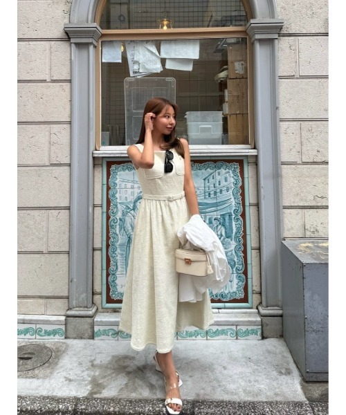 Her lip to ワンピース Claline Tweed Dress : ZOZOTOWN Yahoo!店