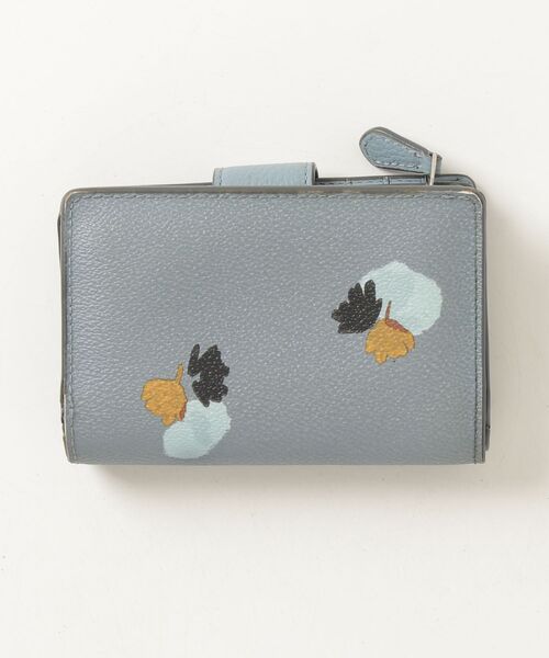 COACH（コーチ） 花柄 2つ折り財布 - ブルー レディース : ZOZOTOWN