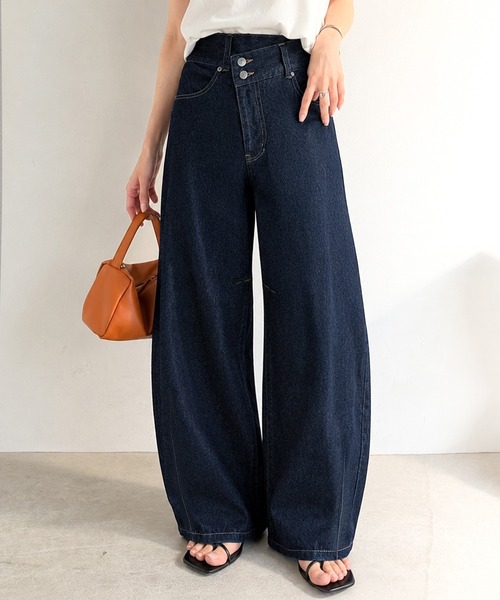 [classicalelf] Denim брюки LARGE голубой женский 