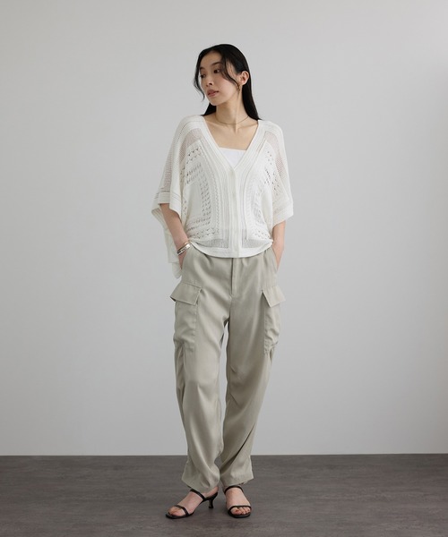 SALON adam et rope'（サロン アダム エ ロペ） カーディガン 夏 半袖