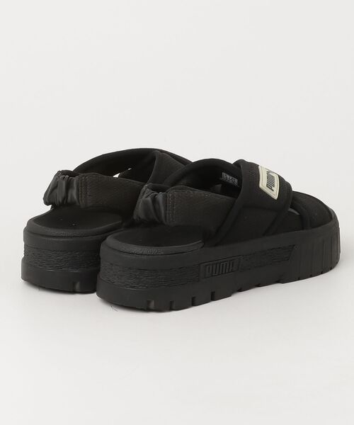 「PUMA」 フラットサンダル 22cm ブラック レディース_画像2