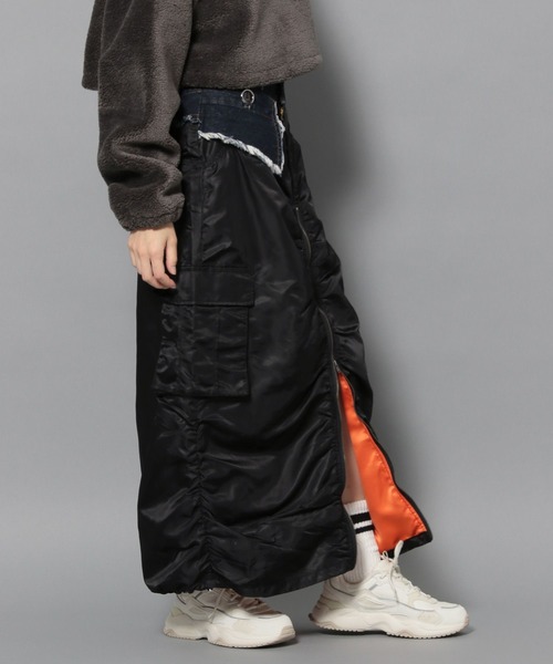 「Anui」 ロングスカート SMALL ブラック レディース_画像9