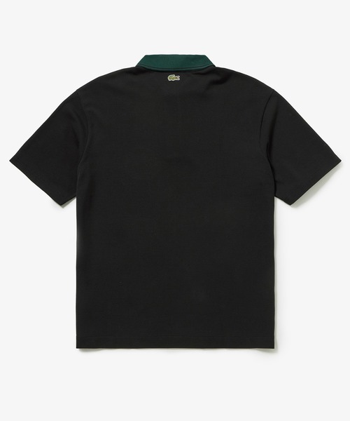 LACOSTE（ラコステ） ポロシャツ 半袖 ワニロゴグラフィックボーダー