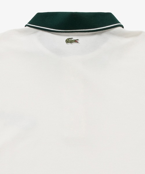 LACOSTE（ラコステ） ポロシャツ 半袖 ワニロゴグラフィックボーダー