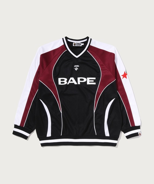 A BATHING APE（アベイシングエイプ） tシャツ BAPE SOCCER LOGO WARM