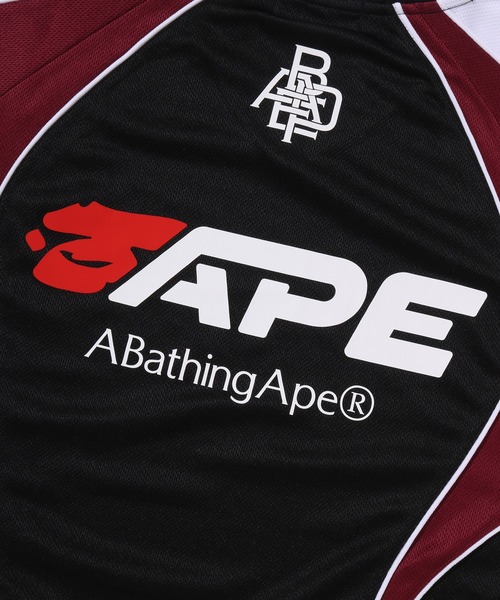 A BATHING APE（アベイシングエイプ） tシャツ BAPE SOCCER LOGO WARM