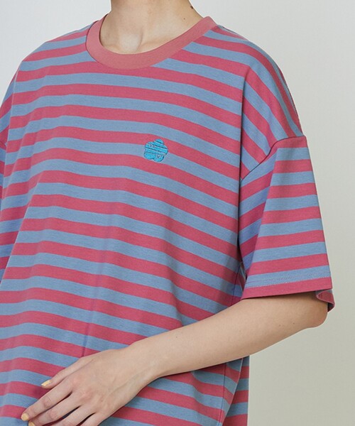 「FRAPBOIS PARK」 半袖Tシャツ 2 ピンク レディース_画像5