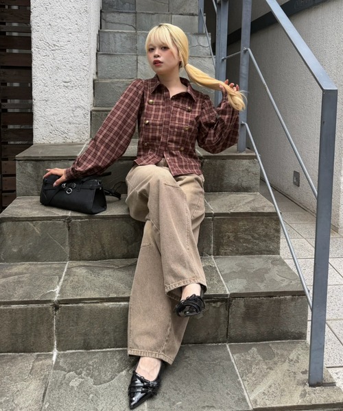 continuer de NICE CLAUP ブラウス シャツ 「今季大注目！」ナポレオン 