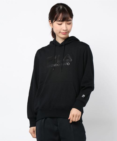 FILA（フィラ） パーカー ワンポイント ロゴ刺繍 プルパーカー ビッグ