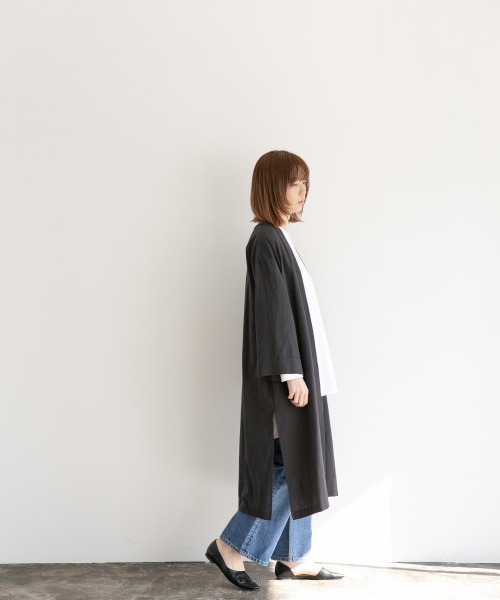 LOWRYS FARM（ローリーズファーム） アウター 【WEB限定】リネンガウン
