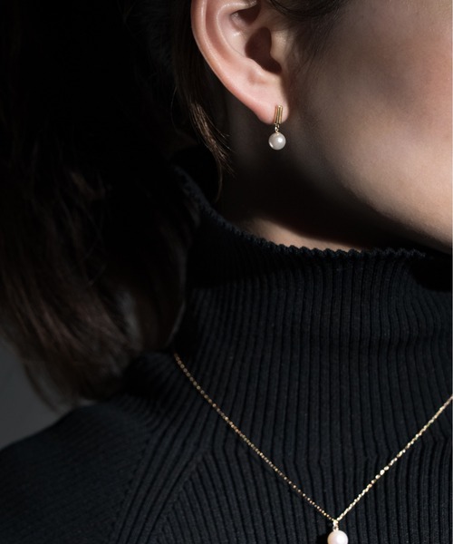 Jewel closet by L&Co. ピアス K18 アコヤパール スタッドピアス