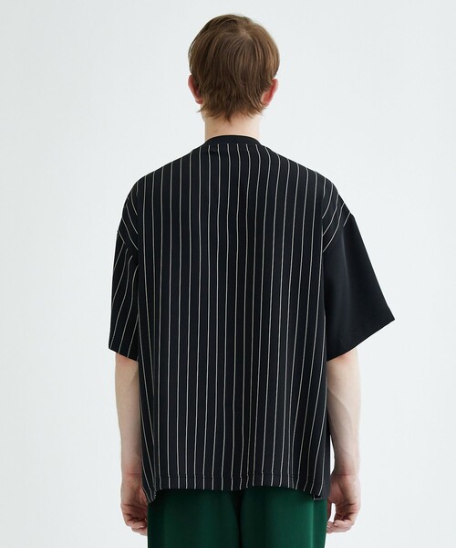 CULLNI（クルニ） tシャツ Tシャツ STUDIOUS別注 WIDE STRIPE COMBI PO