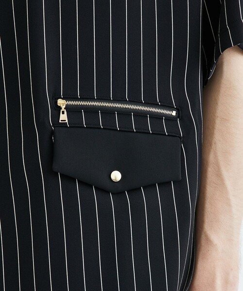 CULLNI（クルニ） tシャツ Tシャツ STUDIOUS別注 WIDE STRIPE COMBI PO