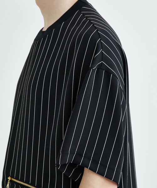 CULLNI（クルニ） tシャツ Tシャツ STUDIOUS別注 WIDE STRIPE COMBI PO
