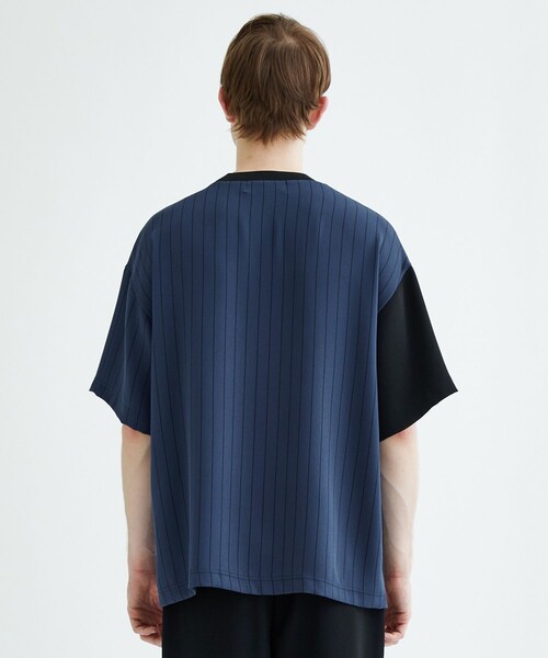 CULLNI（クルニ） tシャツ Tシャツ STUDIOUS別注 WIDE STRIPE COMBI PO