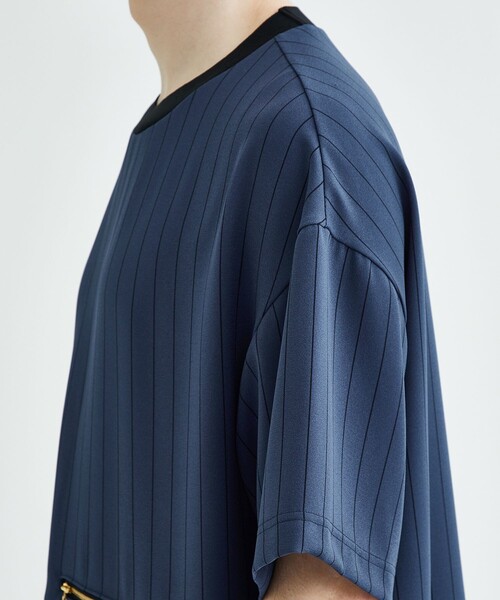 CULLNI（クルニ） tシャツ Tシャツ STUDIOUS別注 WIDE STRIPE COMBI PO